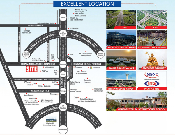 Open Plots at Shadnagar